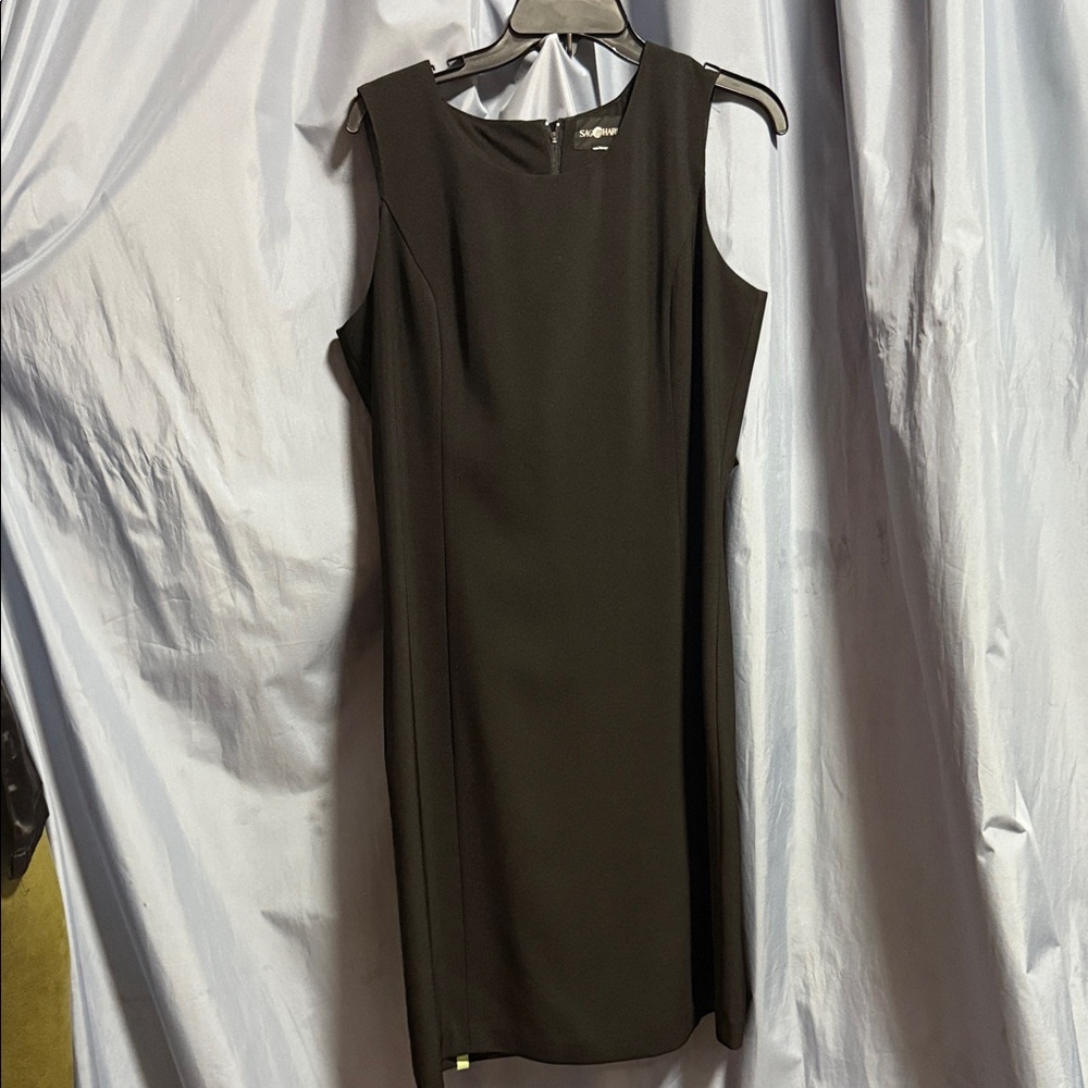 Sag Harbor Classic Black Midi Dress